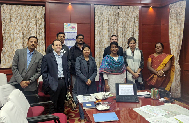 LANDSLIP team with Ms J. Innocent Divya, District Collector, The Nilgiris.